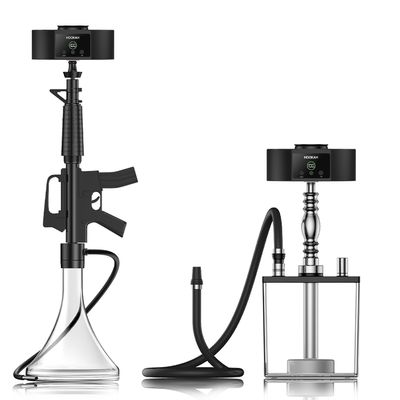 Black Electric Shisha Hookah Bowl with Temperature Adjustable LED and Unique Design