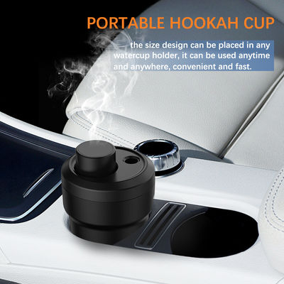Complete Chicha Mini Hookah Set Fancy Healthy Smoking Function with Black Glass Straw