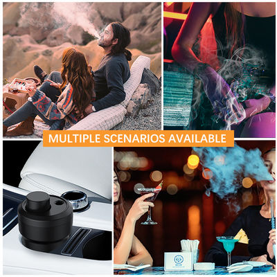 Complete Chicha Mini Hookah Set Fancy Healthy Smoking Function with Black Glass Straw