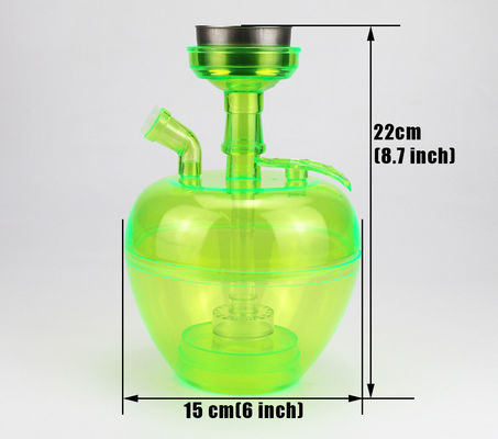 Safety Colorful Acrylic Hookah Wookah Plastic Shisha Set For Advantageous Prices