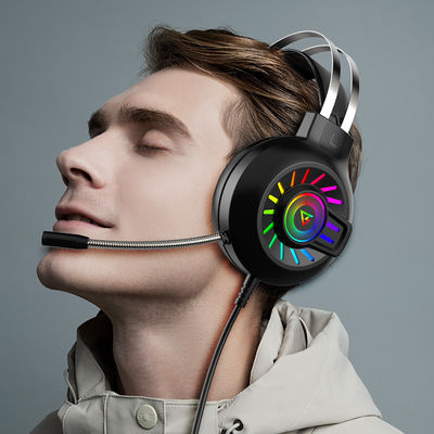 G97 RGB Luminous 7.1 Surround Sound Wired Gaming Headset with Mic and Volume Control