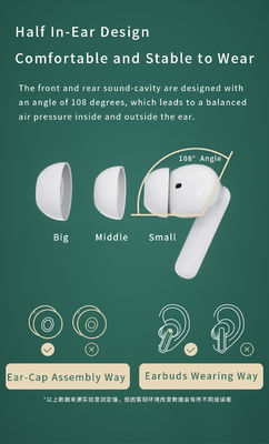 Digital Display TWS Headset with JLAC7003 Chipset and Active Noise Cancellation ANC
