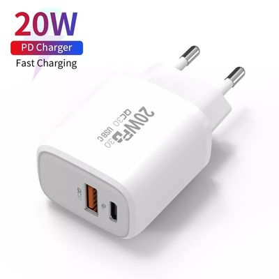 20W Fast Charging Power Socket A C Travel Charger for Mobile Phones/Laptops/Projectors