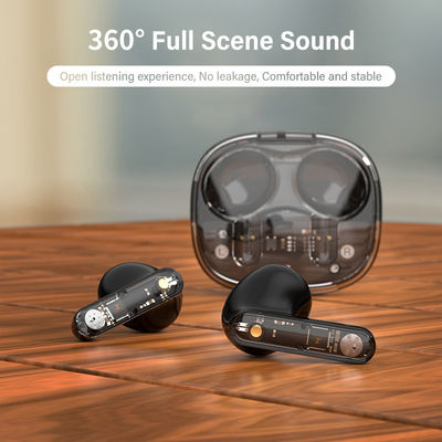 Transparent Mini In-Ear Sports Earphones for Running and Gaming 2 Hours Charging Time