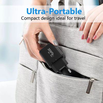 20W PD Fast Charging Adapter for Smart Watch and Multiple Phones A C Power Socket Home