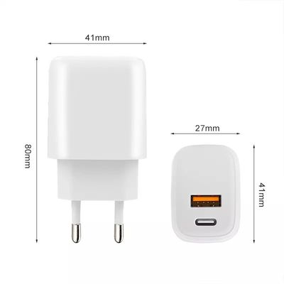 EU Plug 30W A C Charger PD Adapter for Fast Charging Laptops/Projectors
