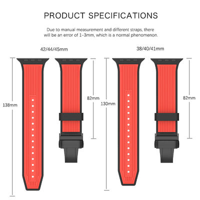 10 Color Options Butterfly Buckle Watch Straps for i Watch Series Ultra 8 7 6 5 4 Se