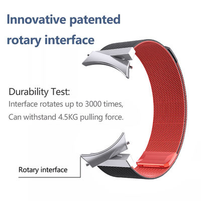 Compatible Model For Samsung Watch Series Milanese Magnetic Mesh Watch Strap Loop Band