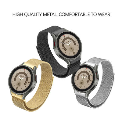 50G Milanese Loop Stainless Steel Smartwatch Bands for Samsung Galaxy Watch 5 44mm 40mm