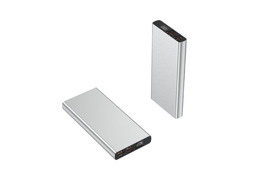 Quick Charge 3.0 22.5W 10000mAh/20000mAh Metal Power Bank for Mobile Devices Charging