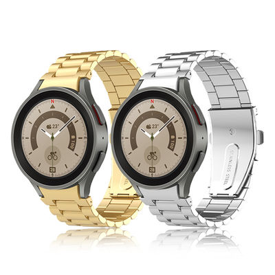 Folded Safety Buckle Metal Watchband for SamSung Watch 5 100% Professional QC Passed