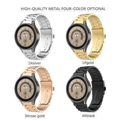 Folded Safety Buckle Metal Watchband for SamSung Watch 5 100% Professional QC Passed