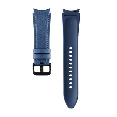 20mm Silicone Leather Watch Band Retro Replacement for Samsung Watch Series Band Width