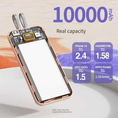 Mobile Phone Power Station 10000mAh Real Capacity Fast Charging 22.5W Quick Charge Support