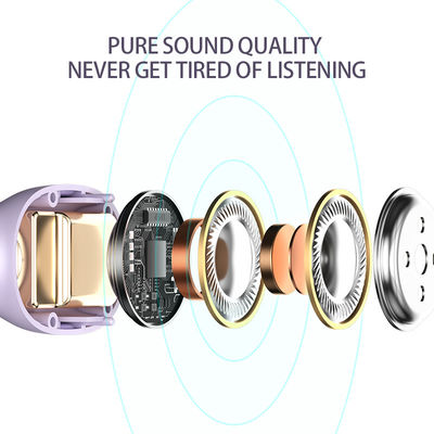 Mini Stereo True Wireless Gaming Earbuds with TYPE-C Connectors and IPX-4 Waterproof Standard