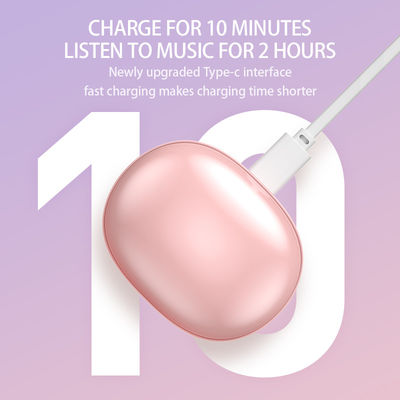 Mini Stereo True Wireless Gaming Earbuds with TYPE-C Connectors and IPX-4 Waterproof Standard