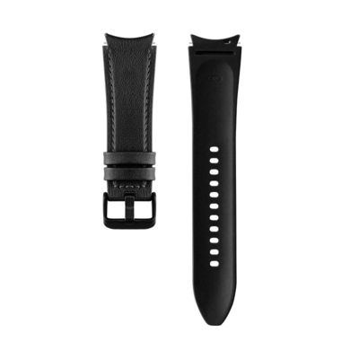 20mm Rubber Leather Watch Band Compatible with Samsung Watch Series Retro Replacement