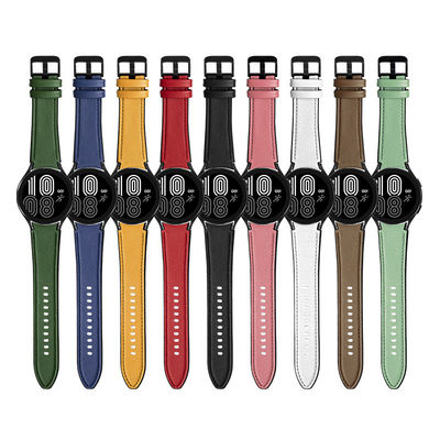 Silicone Leather Watch Bands Designer Smart for Samsung Galaxy Watch 4 100% QC Passed