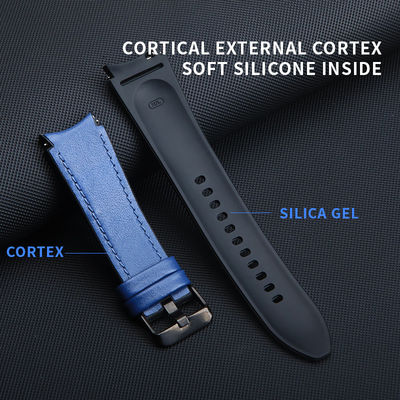 Silicone Leather Watch Bands Designer Smart for Samsung Galaxy Watch 4 100% QC Passed