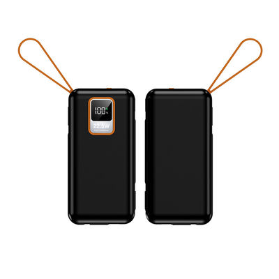 Outdoor 10000mAh TC Port Mini 22.5W Fast Charging Power Bank with Cable and Real Capacity