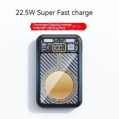Customized Logo 15w Wireless Power Bank 10000mah Magnetic 22.5W For Iphone