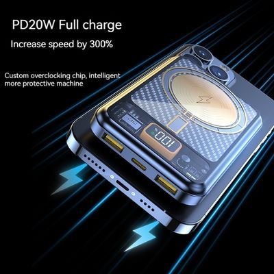Customized Logo 15w Wireless Power Bank 10000mah Magnetic 22.5W For Iphone