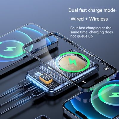 Customized Logo 15w Wireless Power Bank 10000mah Magnetic 22.5W For Iphone