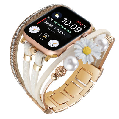 DHL.UPS.FEDEX.EMS Trendy Zou Chrysanthemum Decorative Smart Watch Band