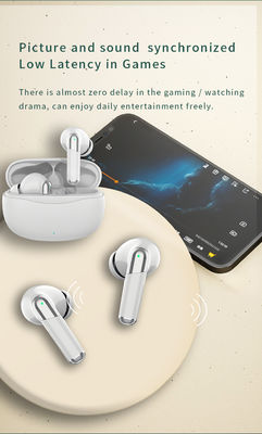 Wireless TWS Gaming Headset with 4 Mics Low Latency ANC ENC Digital Display Private Mold