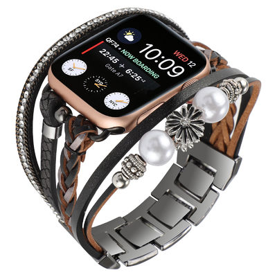 DHL.UPS.FEDEX.EMS Trendy Zou Chrysanthemum Decorative Smart Watch Band