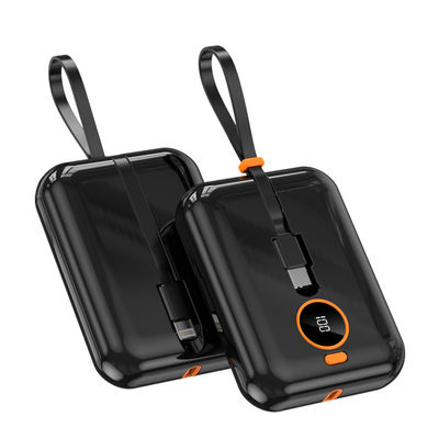 Type C Output Interface Portable 10000mAh Power Bank for Outdoor Charging and Devices