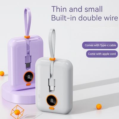 Type C Output Interface Portable 10000mAh Power Bank for Outdoor Charging and Devices