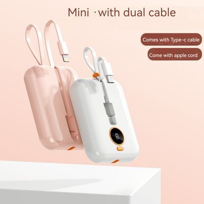 Type C Output Interface Portable 10000mAh Power Bank for Outdoor Charging and Devices