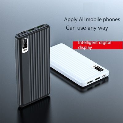 10W Output Power Micro USB Input Interface Ultra Slim 10000mah Power Bank for iPhone 15