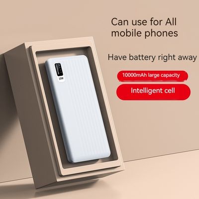10W Output Power Micro USB Input Interface Ultra Slim 10000mah Power Bank for iPhone 15