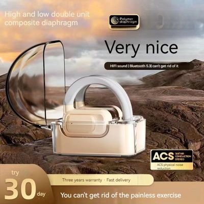 Wireless Stereo Headphones with AI Call Noise Cancelling 30H Playing Time AAC Codecs