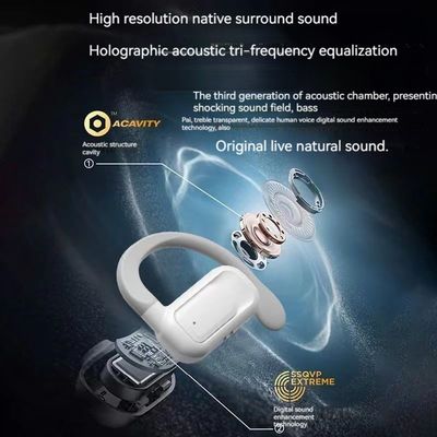 Wireless Stereo Headphones with AI Call Noise Cancelling 30H Playing Time AAC Codecs