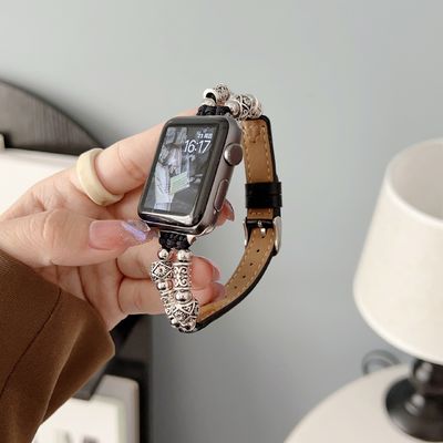 38mm Band Width Leather Strap Watchband for iWatch Luxury Design