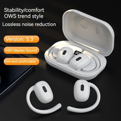 Wireless Stereo Headphones OWS Gaming 5.3 for Mobile Phones Low-Latency Noise Cancelling
