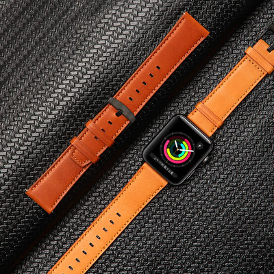 Genuine Leather Smart Watch Straps For iWatch 38mm 40mm 42mm 44mm 45mm 100%