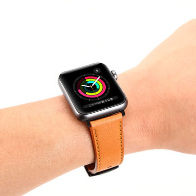 Genuine Leather Smart Watch Straps For iWatch 38mm 40mm 42mm 44mm 45mm 100%