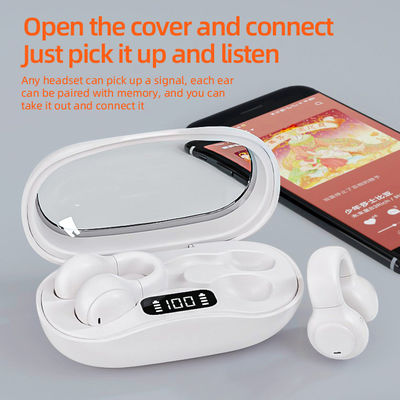 Sport Meeting Running Headset Bone Conduction Wireless Earphones with LED Display