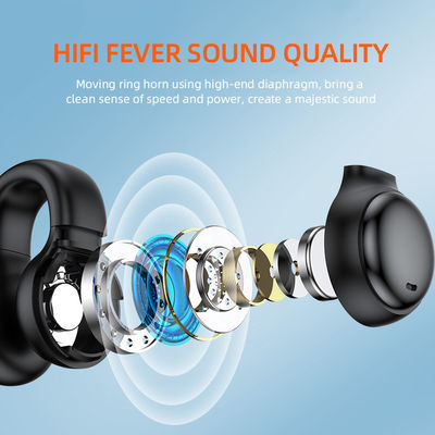 Sport Meeting Running Headset Bone Conduction Wireless Earphones with LED Display