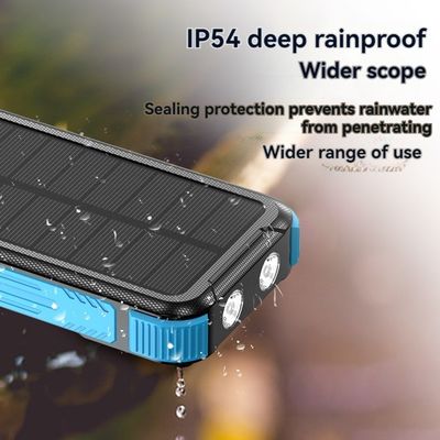 Wireless 15W/USB 22.5W Output Solar Power Bank 20000mAh for Cell Phones Smartphones