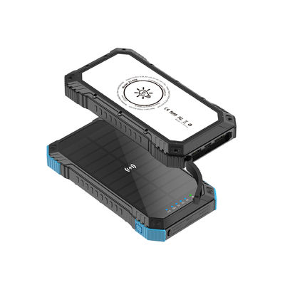 Quick Charge Support 3A Output 22.5W Solar Power Bank for Smartphones 20000mAh