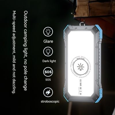 Quick Charge Support 3A Output 22.5W Solar Power Bank for Smartphones 20000mAh