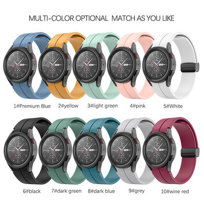 13 Color Options Silicone Watch Strap for Samsung Galaxy Watch 5 Pro 45mm Sport Design