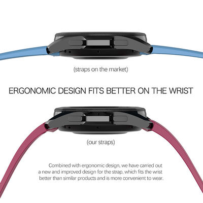 Quick Release Silicone Watch Strap for SamSung Galaxy Watch 4 130MM/116MM Length
