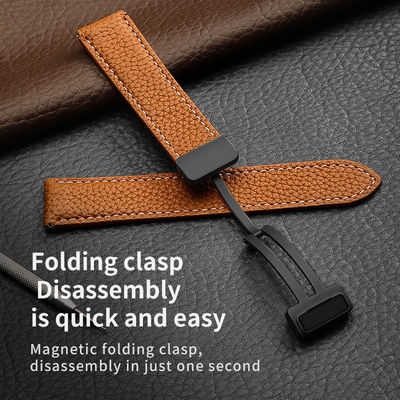 9 Colors Metal Folding Magnetic Buckle Watch Strap for Samsung Watch Series