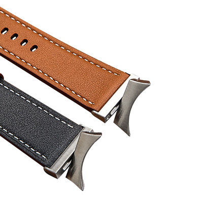 20mm Leather Watch Strap Replacement for SamSung GaLaxy Watch 4 Wrist Band Gift Accessory
